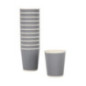 Gobelets paroi ondulée Fiesta Recyclable anthracite 225ml (lot de 500)