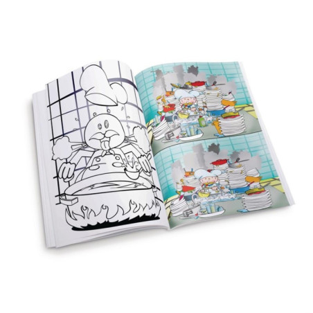 Livres de coloriage pour enfants Dining Kids chef (Lot de 50)