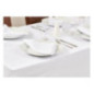 Serviettes blanches en polyester Mitre Essentials Occasions 