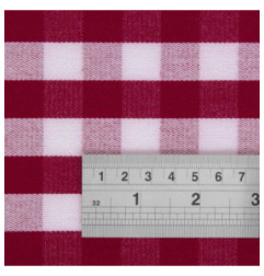 Serviettes à carreaux rouges en polyester Mitre Comfort Gingham 