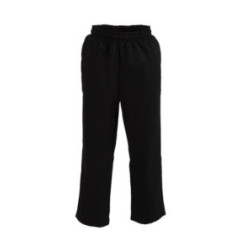 Pantalon de cuisine mixte traité au Teflon Easyfit noir S