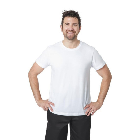 T-Shirt mixte blanc L