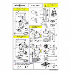 pièces détachées pour R201 ultra (vérifier version)