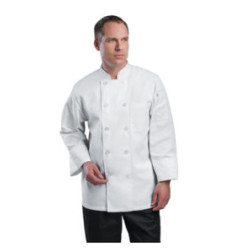 Veste de cuisine mixte Le Mans Chef Works blanche L