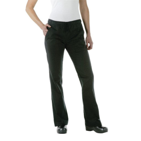 Pantalon de cuisine femme Chef Works Executive noir S