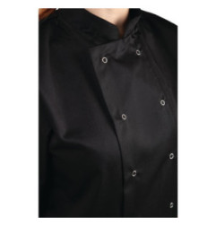 Veste de cuisine mixte Whites Vegas manches courtes noire L