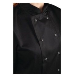 Veste de cuisine mixte Whites Vegas manches courtes noire XS