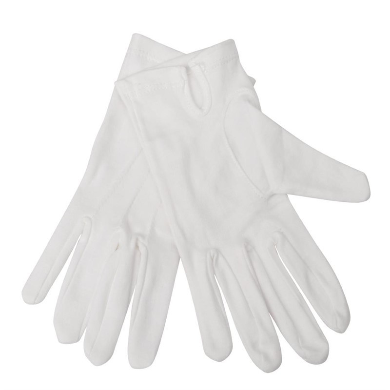 Gants de service pour femme blancs L/XL