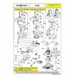 Pièces détachées pour robot coupe R401