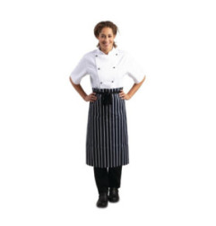 Tablier de cuisine Whites rayé bleu et blanc