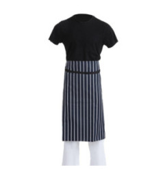 Tablier de cuisine Whites rayé bleu et blanc