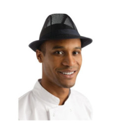 Chapeau Trilby bleu marine M