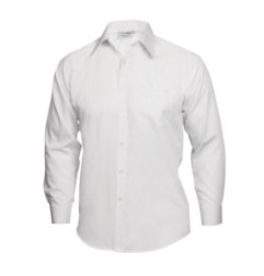 Chemise mixte Uniform Works manches longues blanche S