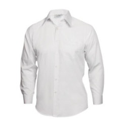 Chemise mixte Uniform Works manches longues blanche XL