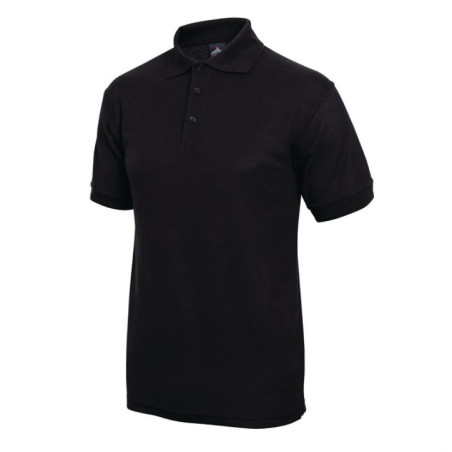 Polo mixte noir L