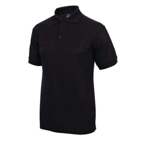 Polo mixte noir M