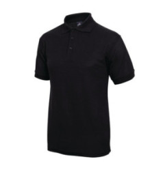 Polo mixte noir XL