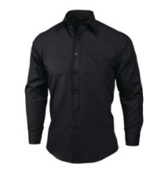 Chemise habillée mixte Uniform Works noire XL