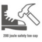 Chaussures de sécurité à lacets Slipbuster Lite noires 47