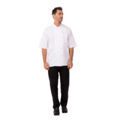 Veste de cuisine mixte blanche Chef Works Montreal Cool Vent L