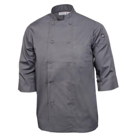 Veste de cuisine mixte Chef Works grise L