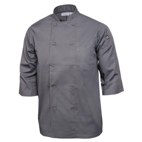 Veste de cuisine mixte Chef Works grise M