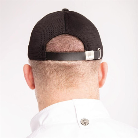 Casquette baseball Cool Vent Chef Works noire et grise