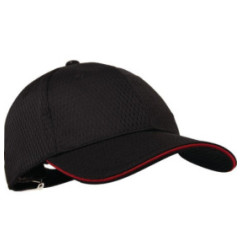 Casquette baseball Cool Vent Chef Works noire et rouge