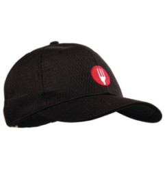 Casquette baseball Cool Vent Chef Works noire