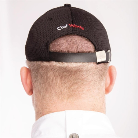 Casquette baseball Cool Vent Chef Works noire