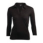 T-Shirt col V femme Uniform Works noir L