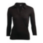T-Shirt col V femme Uniform Works noir XS