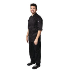 Veste de cuisine mixte Cool Vent Chef Works Montreal noire L