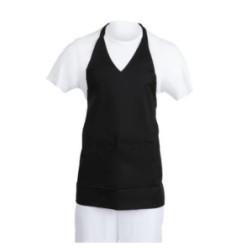Tablier serveur col en V Whites noir