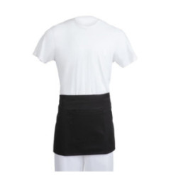 Tablier serveur court Whites noir