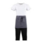 Tablier serveur court Whites gris anthracite