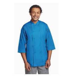 Veste de cuisine mixte Chef Works bleue L