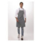 Tablier bavette Chef Works gris