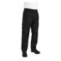 Pantalon de cuisine mixte Chef Works Slim Fit Cargo noir L