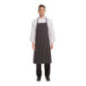 Tablier bavette tissé Chef Works Premium rayures noires et blanches