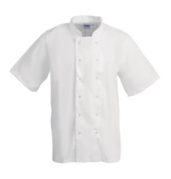 Veste de cuisine mixte Whites Boston manches courtes blanche XS