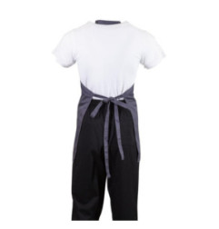 Tablier serveur col en V Whites gris anthracite