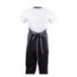 Tablier serveur col en V Whites gris anthracite