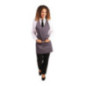 Tablier serveur col en V Whites gris anthracite