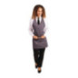 Tablier serveur col en V Whites gris anthracite
