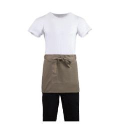 Tablier serveur court Whites marron clair