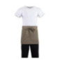 Tablier serveur court Whites marron clair