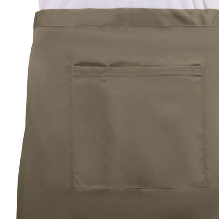 Tablier serveur court Whites marron clair