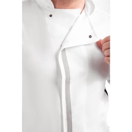 Veste de cuisine blanche à manches courtes Southside S