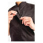 Veste de cuisine femme zippée légère Springfield Chef Works noire S